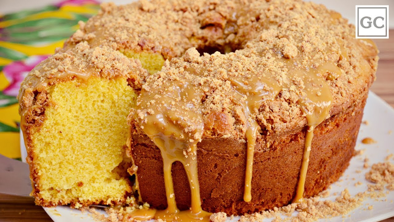 Bolo De Fubá Com Paçoca Impossível Comer Só Um Pedaço